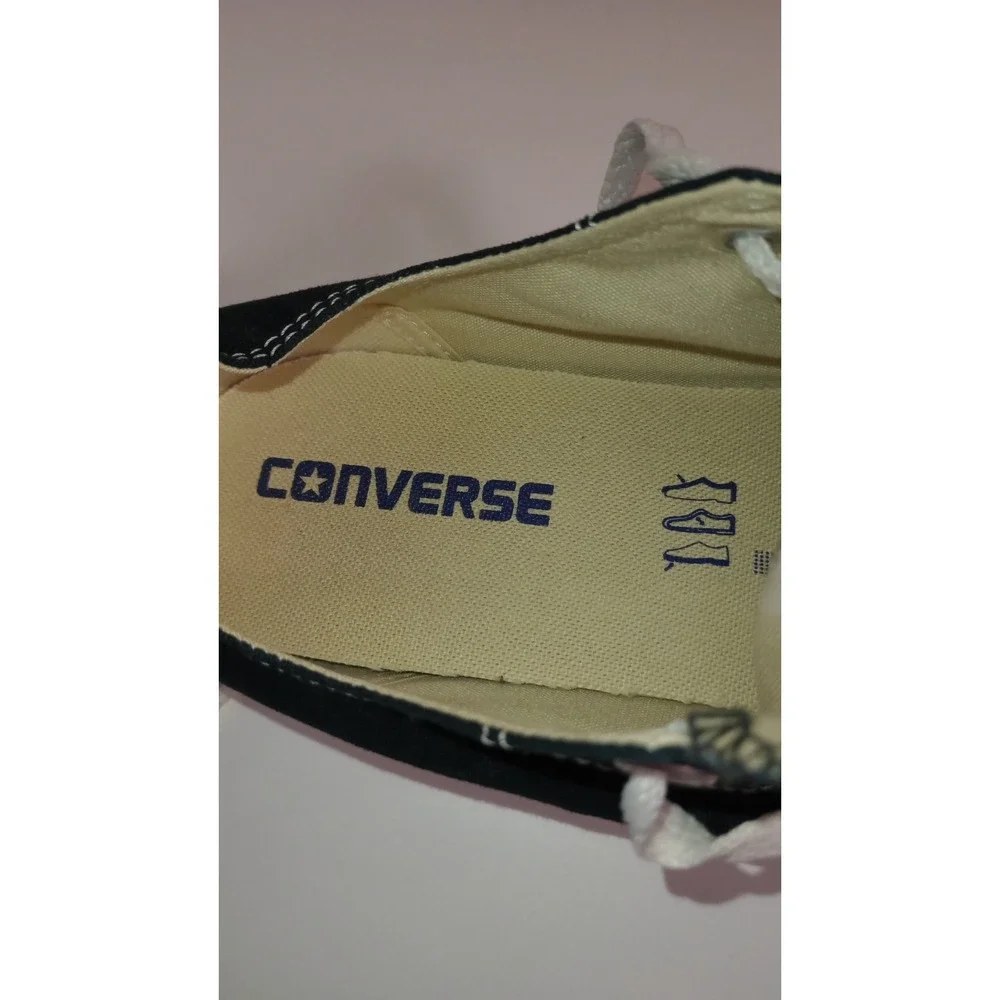 Converse Chuck Taylor All Star Black Low Top Sneakers Mens 6 Womens 8 M9166